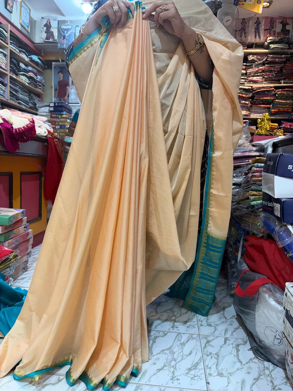 Mysore Silk Saree Elegant look.(KCMS11)