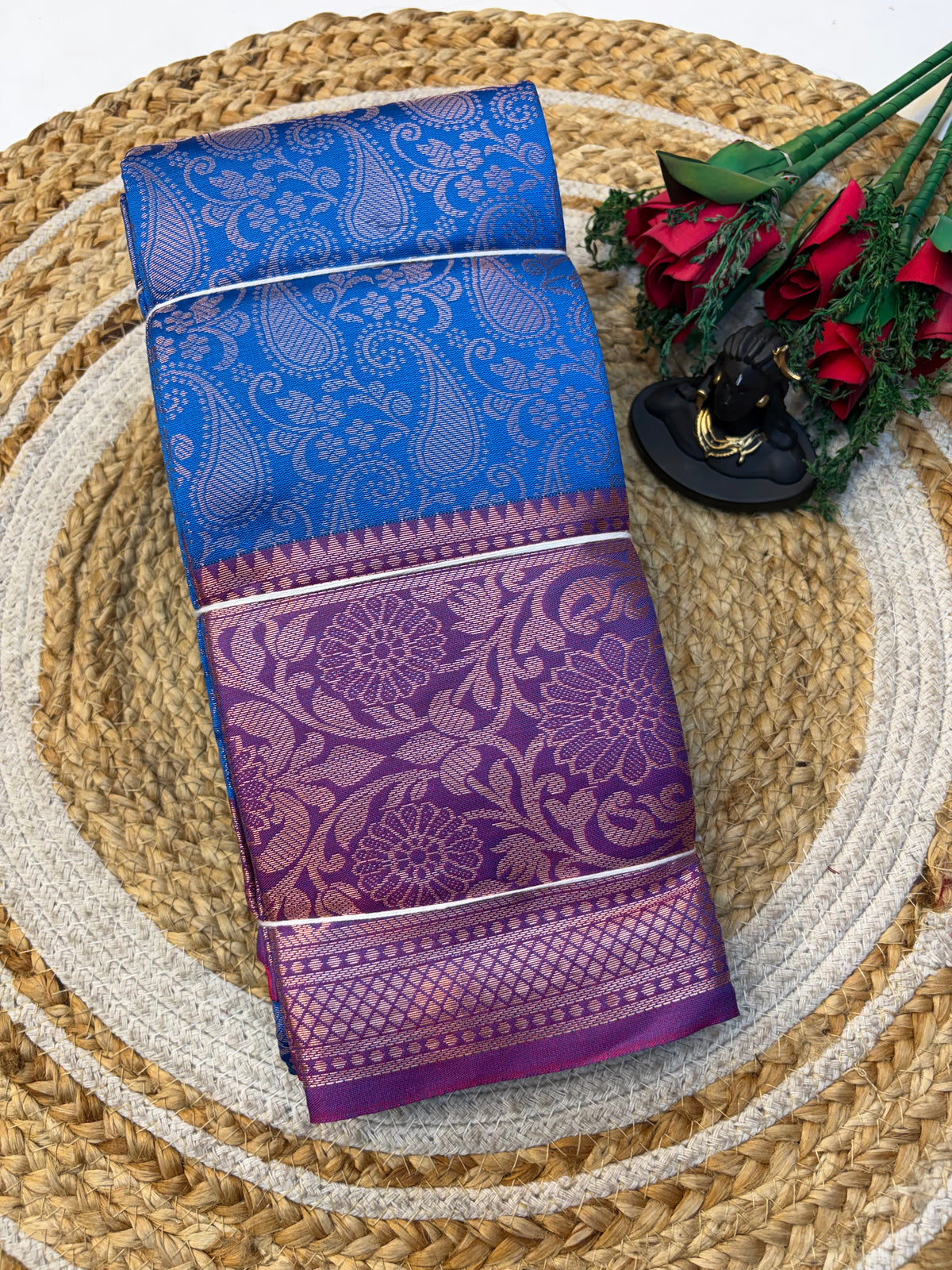Banaras Semi-silk Saree for Premium and Elegant look.(KCBF27)