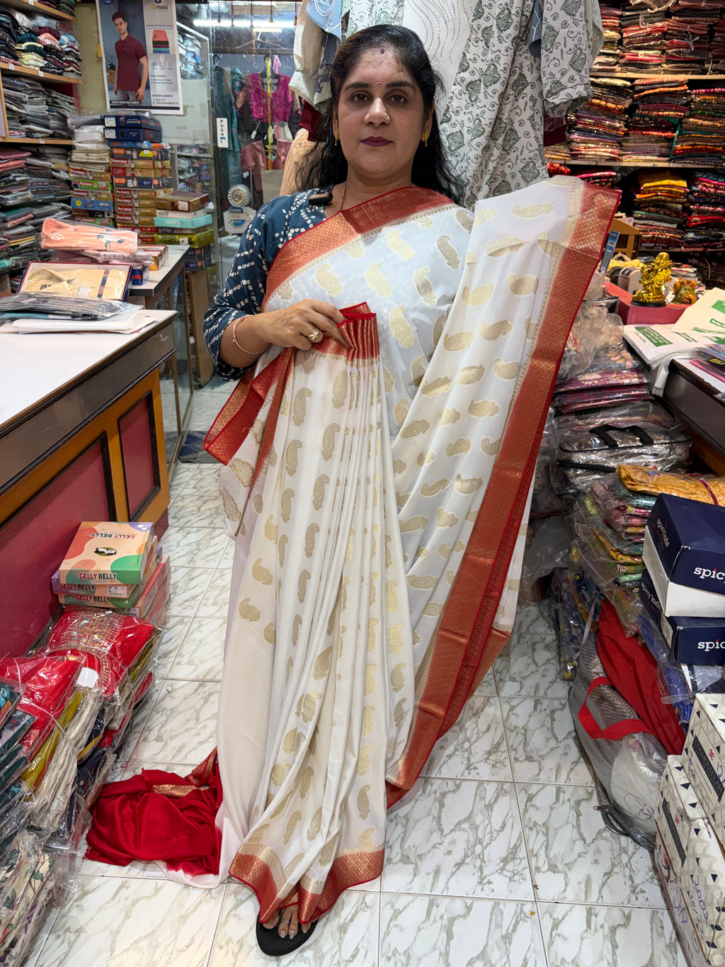 Mysore Silk Saree Elegant look.(KCMS10)