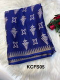 Jarjet sarees with Blouse-(KCFS05) (Copy)