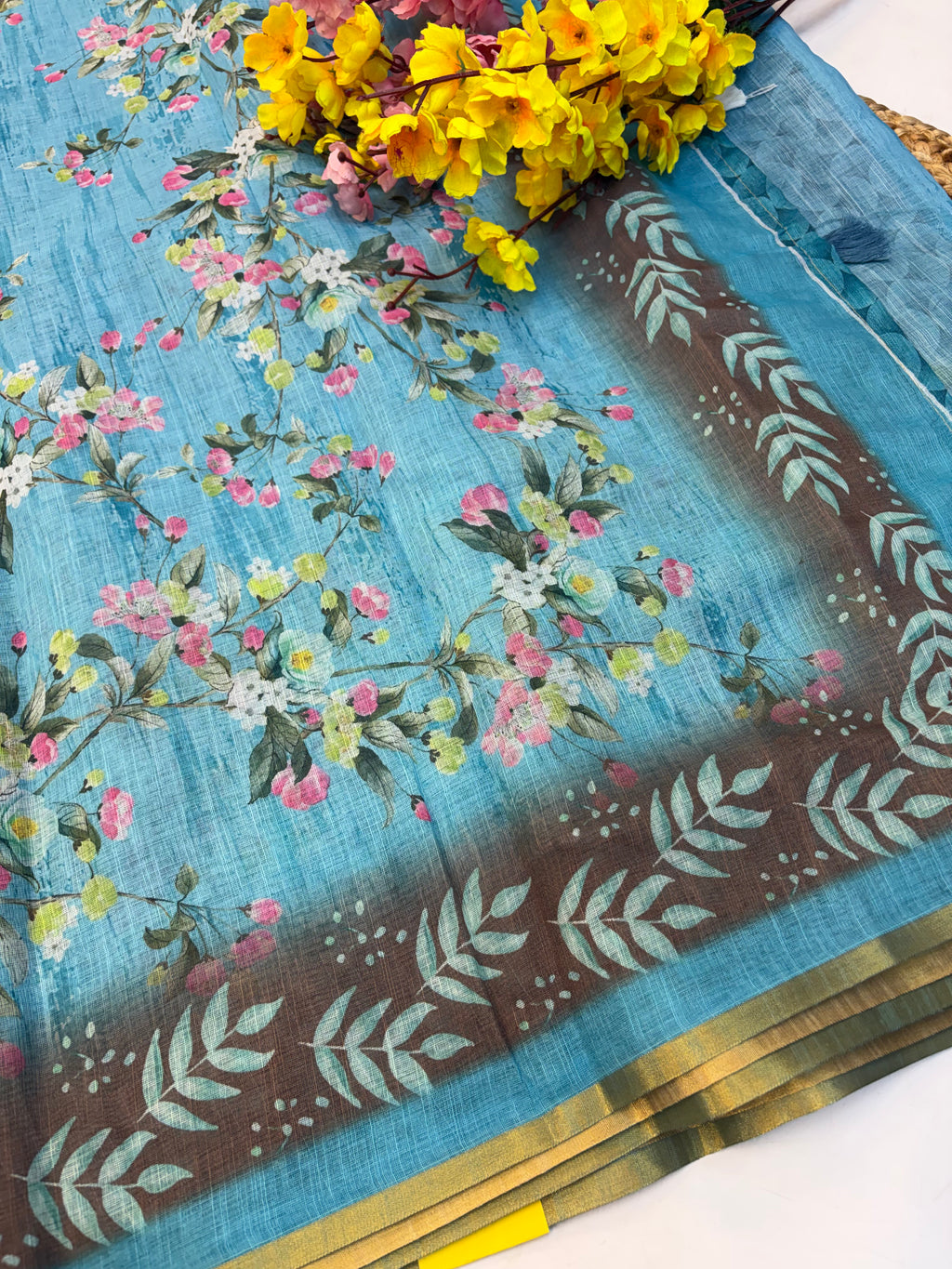 Linen Cotton Saree(KCLNS09)