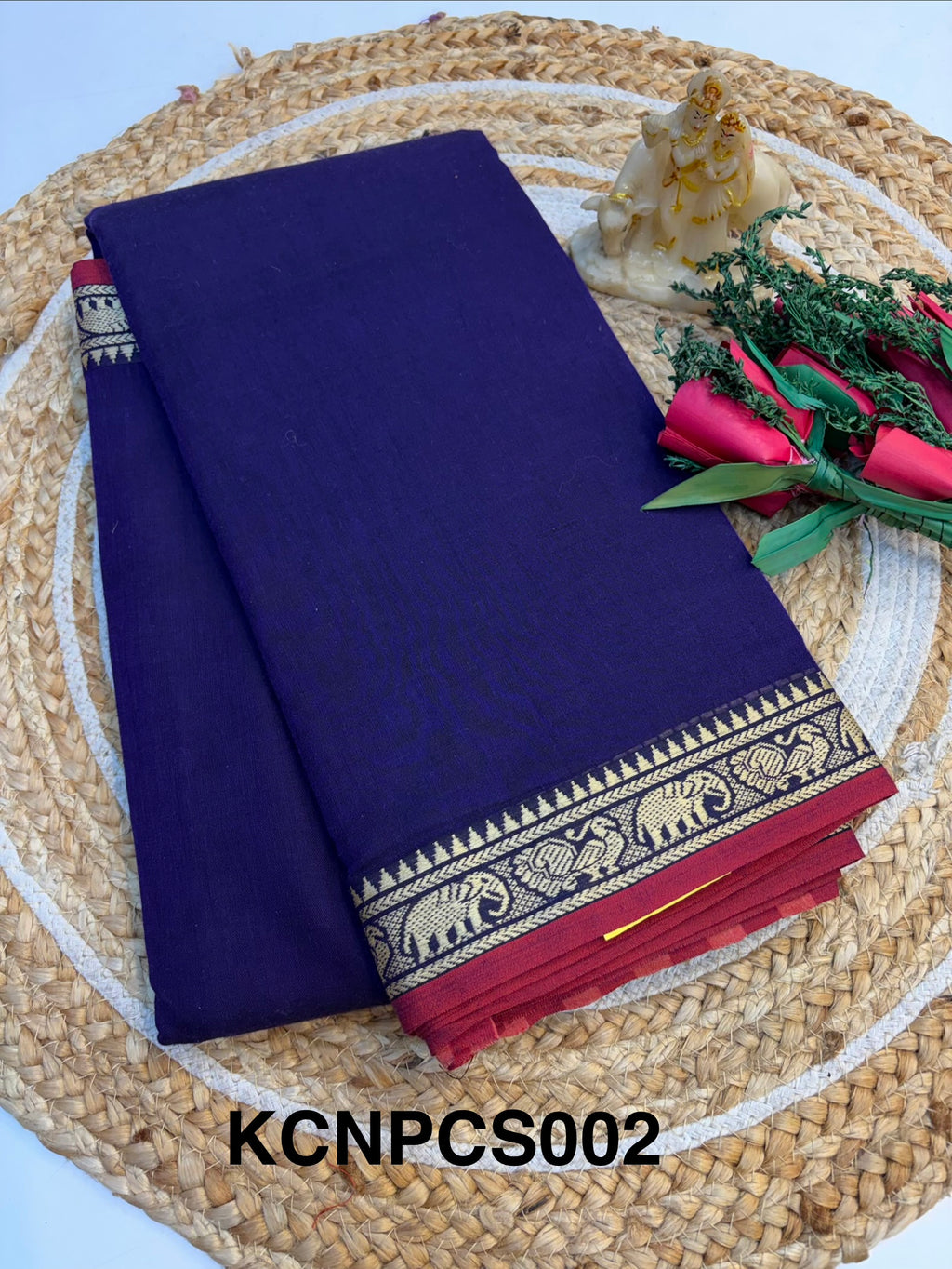 Narayan Pet Cotton Saree No Blouse(KCNPCS002)