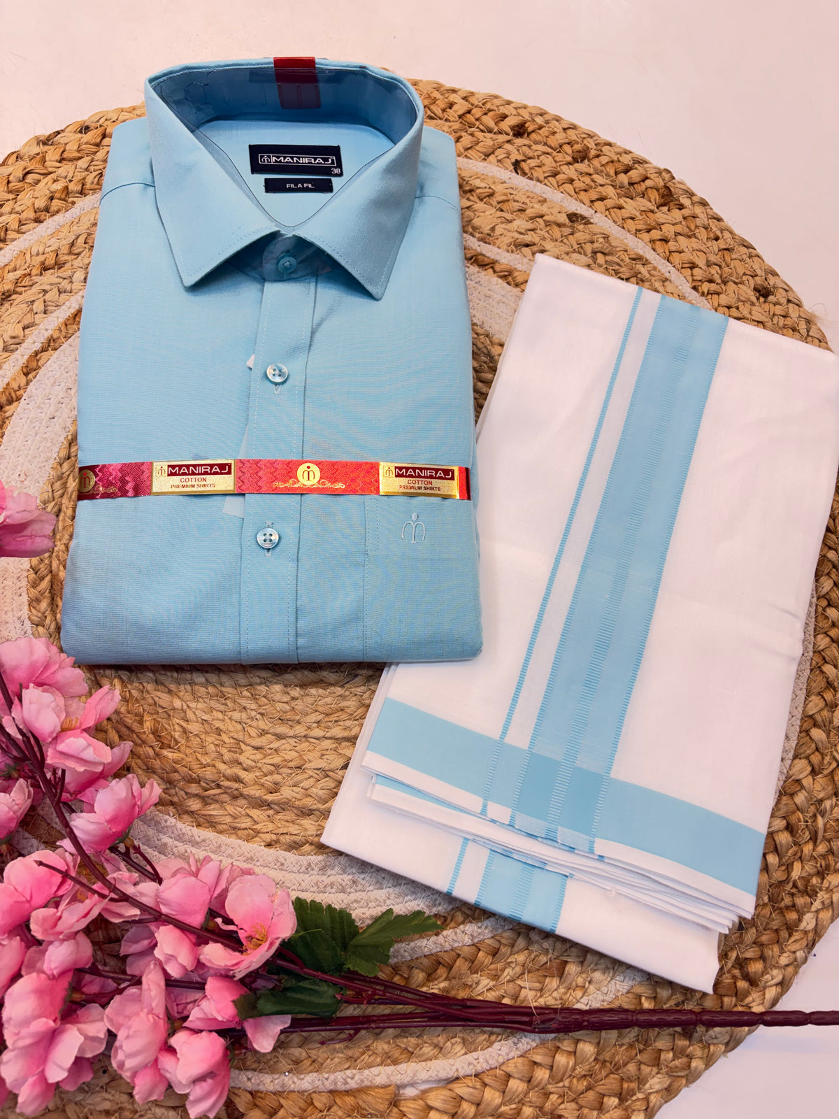 Pure Cotton Full Sleeve Shirt With westi - (KCCWS06)