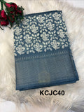 Fancy cotton blend saree with blouse and budget-friendly pricing (KCJC40)