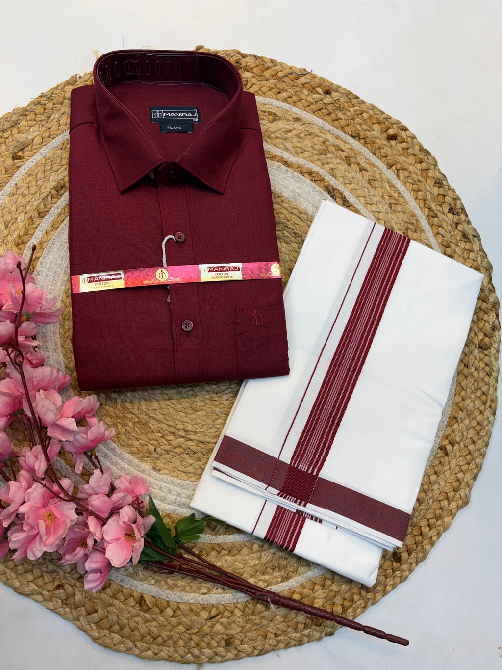 Pure Cotton Full Sleeve Shirt With westi - (KCCWS03)