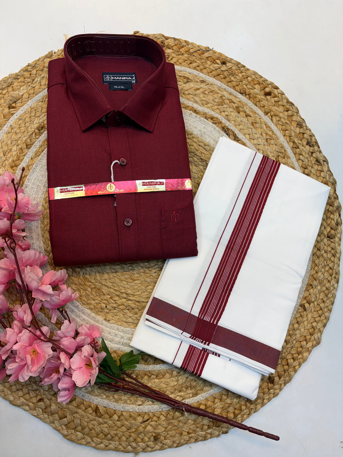 Pure Cotton Full Sleeve Shirt With westi - (KCCWS03)