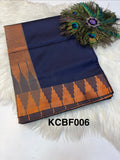 Plain Saree Contrast Border -(KCBF006)