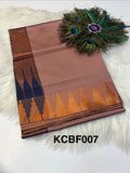 Plain Saree Contrast Border -(KCBF007)