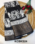 Kalamkari Dola Silk Saree with Blouse and Fabulous Look.(KCBKS24)