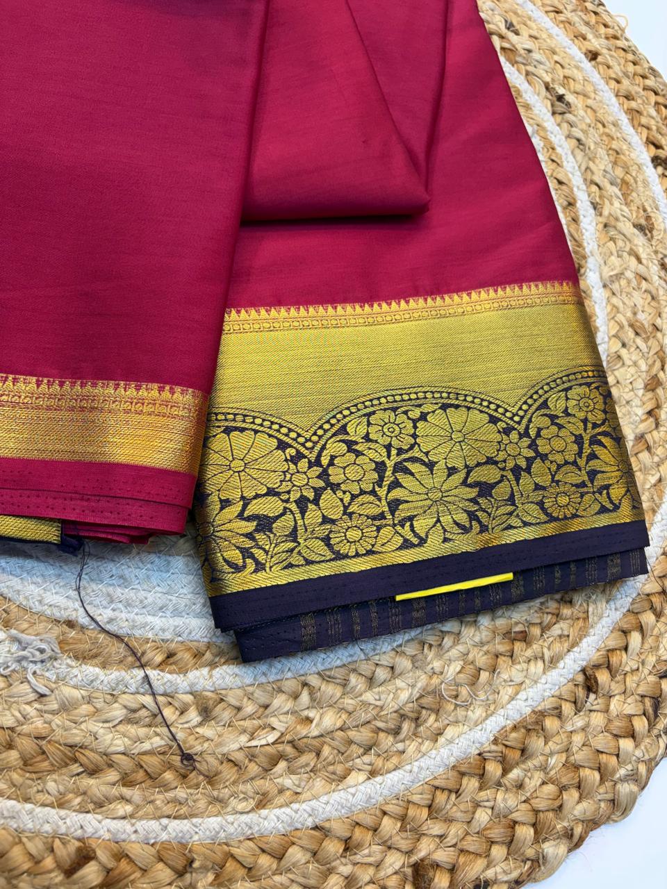 Mysore Silk Saree Elegant look and Budget friendly Saree.(KCMS05)
