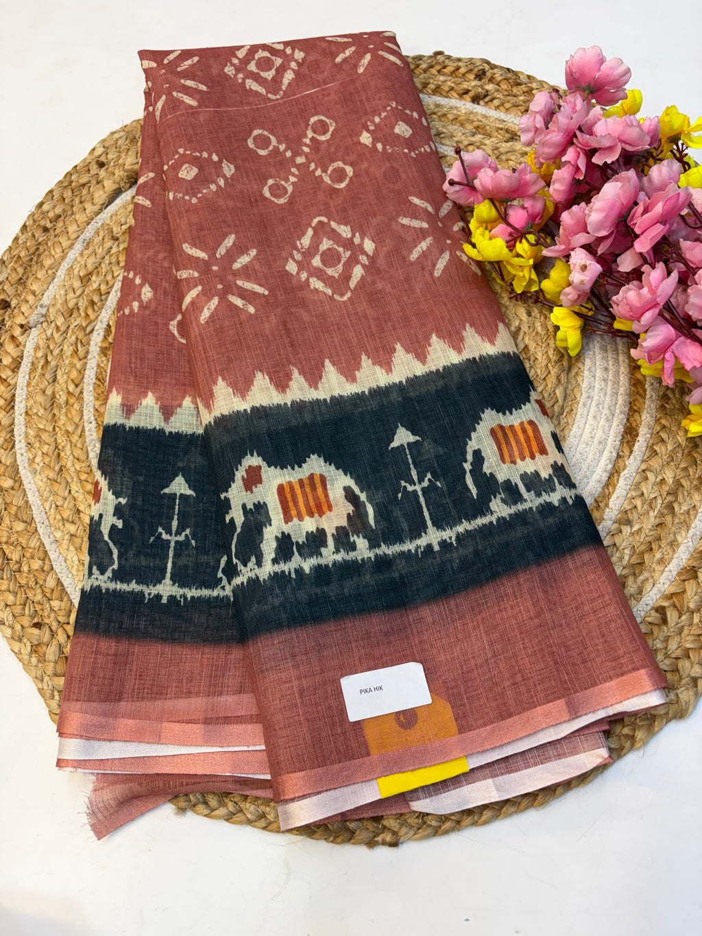 Linen Cotton Saree(KCLNS05)