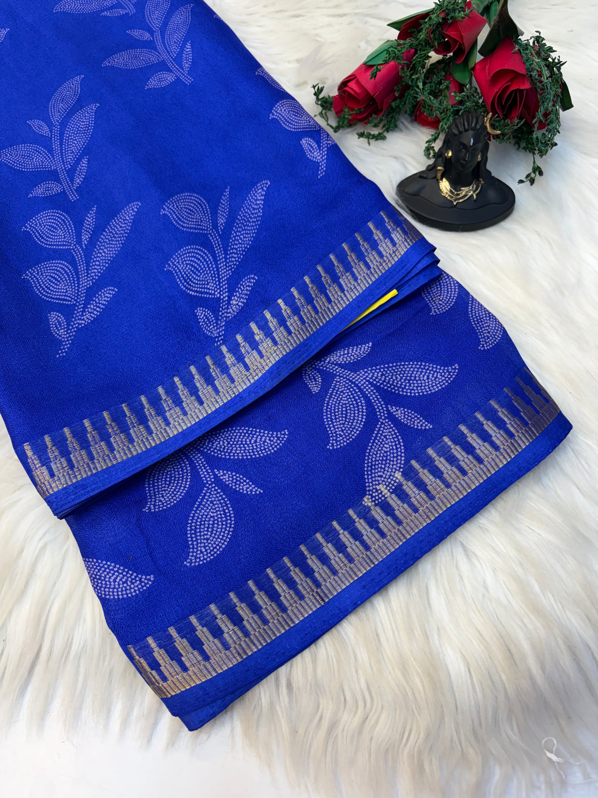 Jarjet sarees with Blouse-(KCFS09)