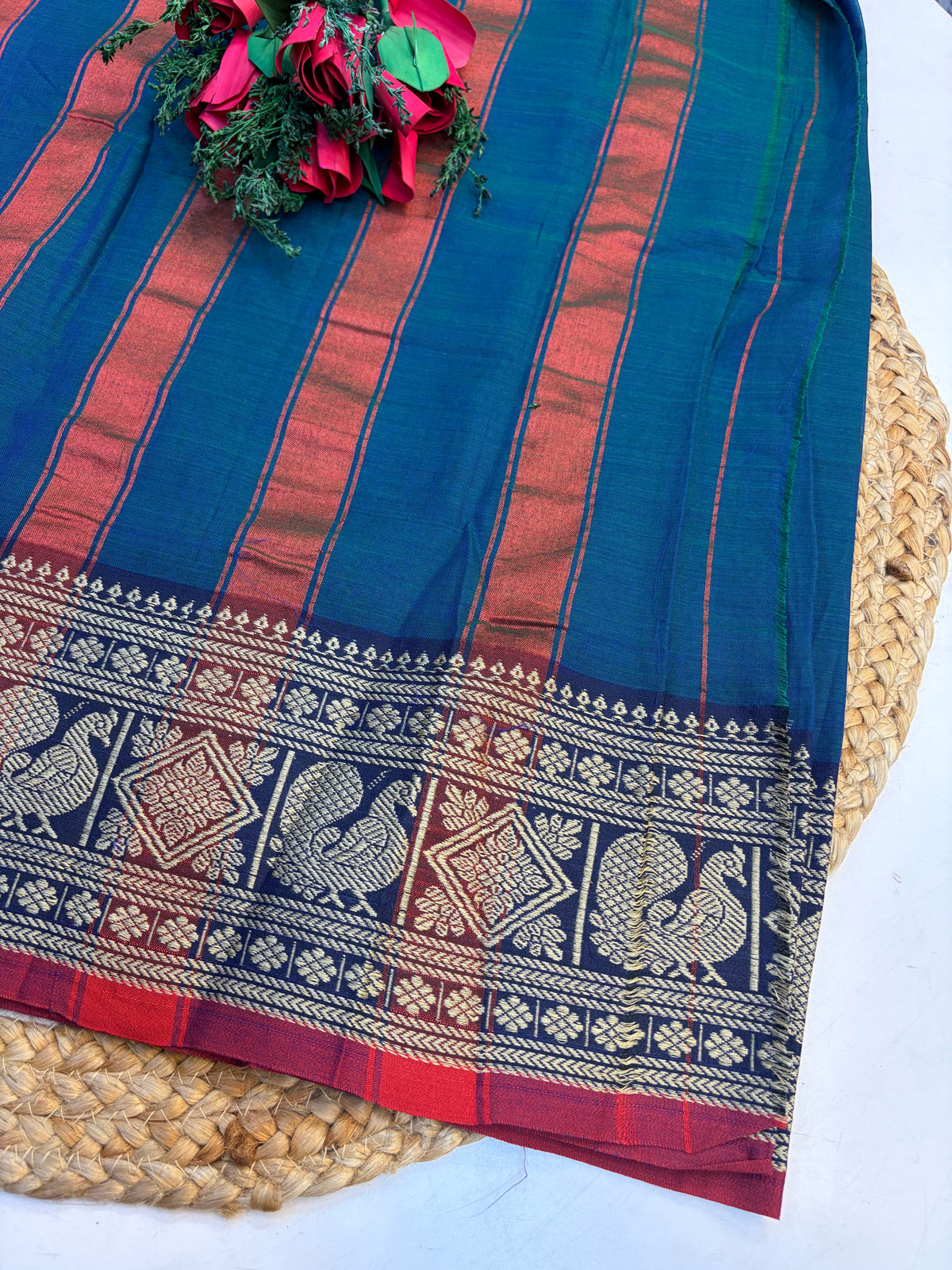 Narayan Pet Cotton Saree No Blouse(KCNPC006)