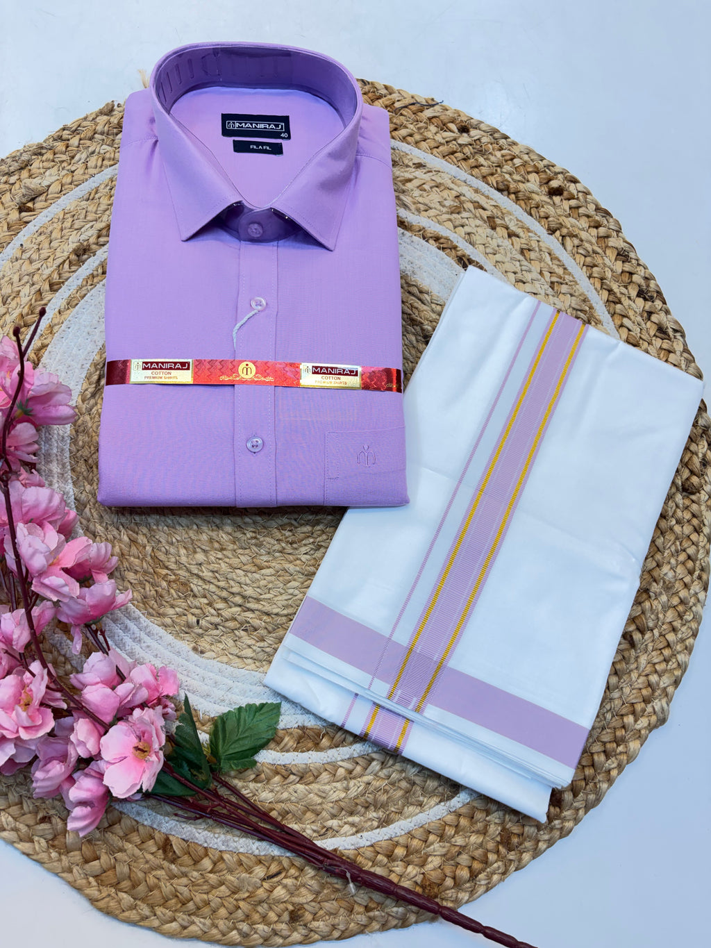 Pure Cotton Full Sleeve Shirt With westi - (KCCWS01)