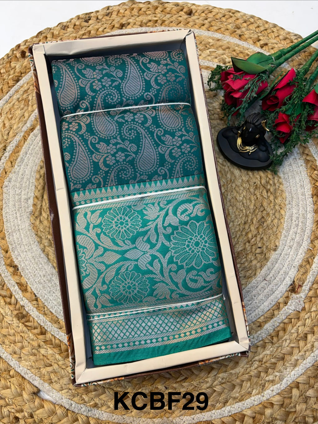 Banaras Semi-silk Saree for Premium and Elegant look.(KCBF29)
