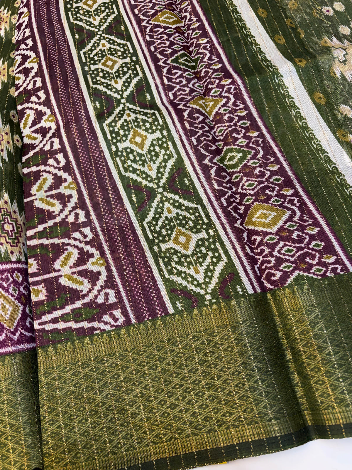 Fancy cotton blend saree with blouse and budget-friendly pricing (KCJC12)
