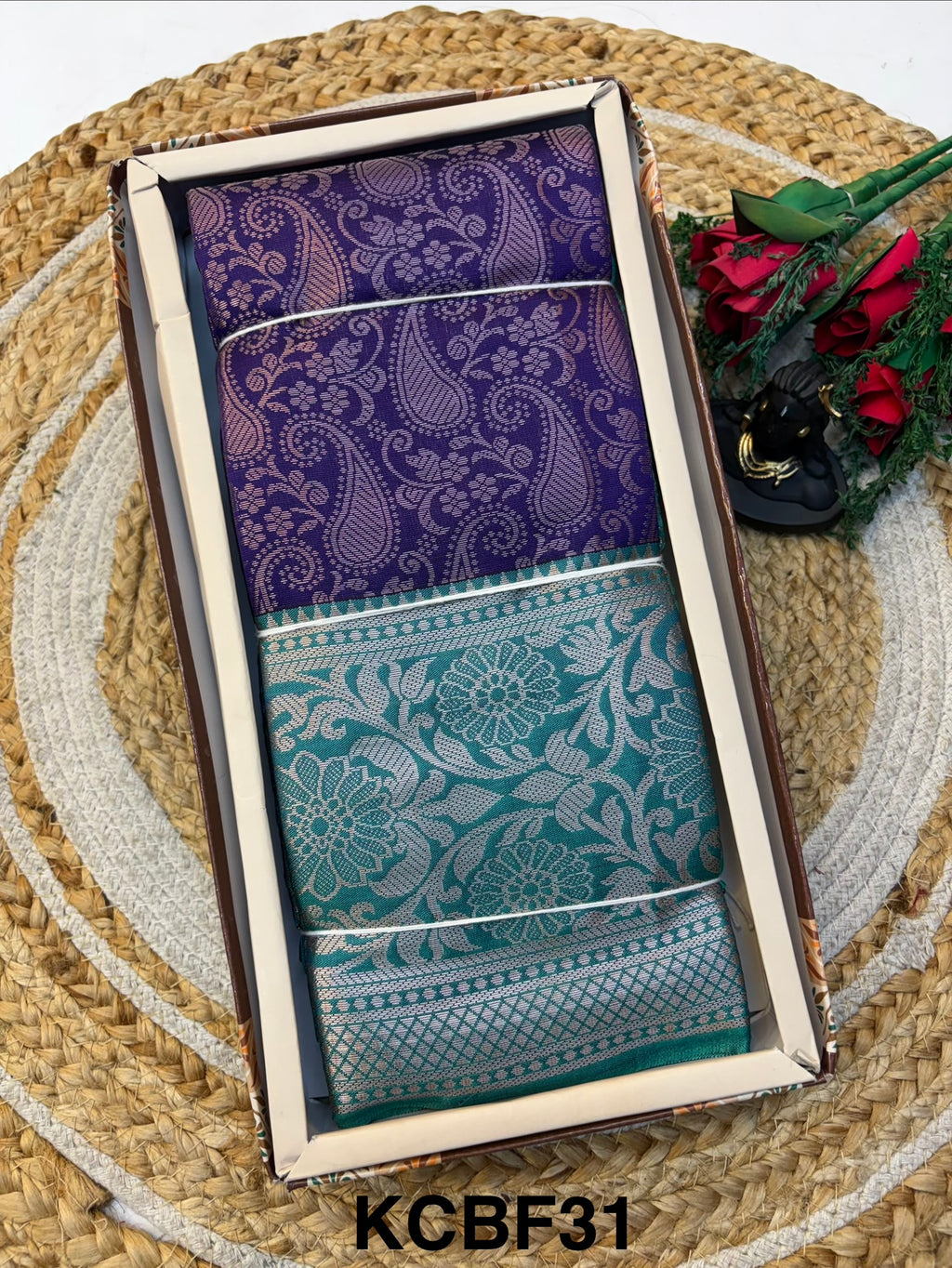 Banaras Semi-silk Saree for Premium and Elegant look.(KCBF31)