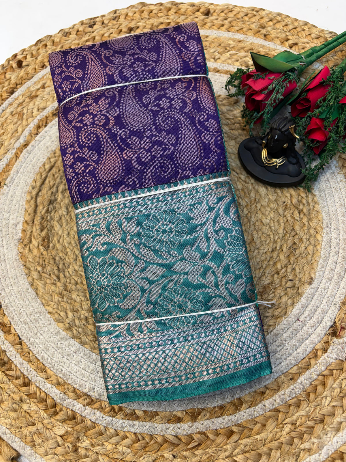 Banaras Semi-silk Saree for Premium and Elegant look.(KCBF31)