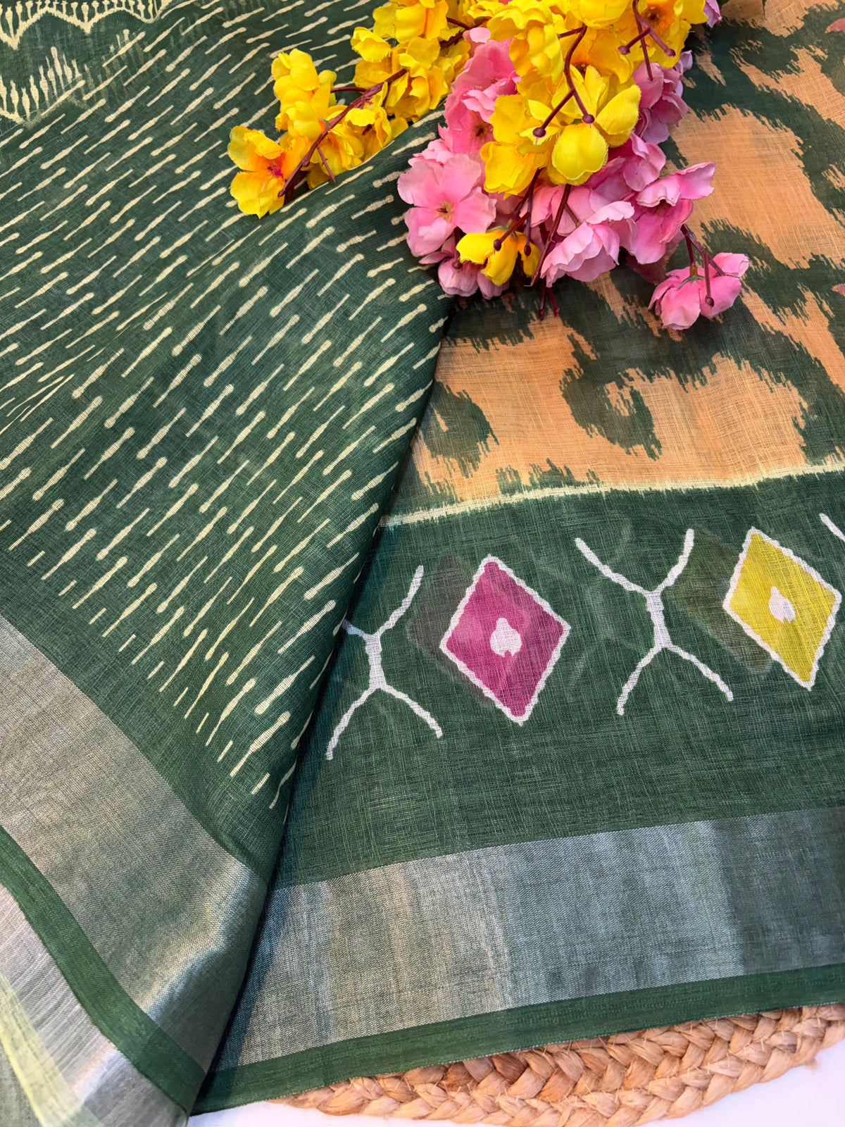 Linen Cotton Saree(KCLNS02)