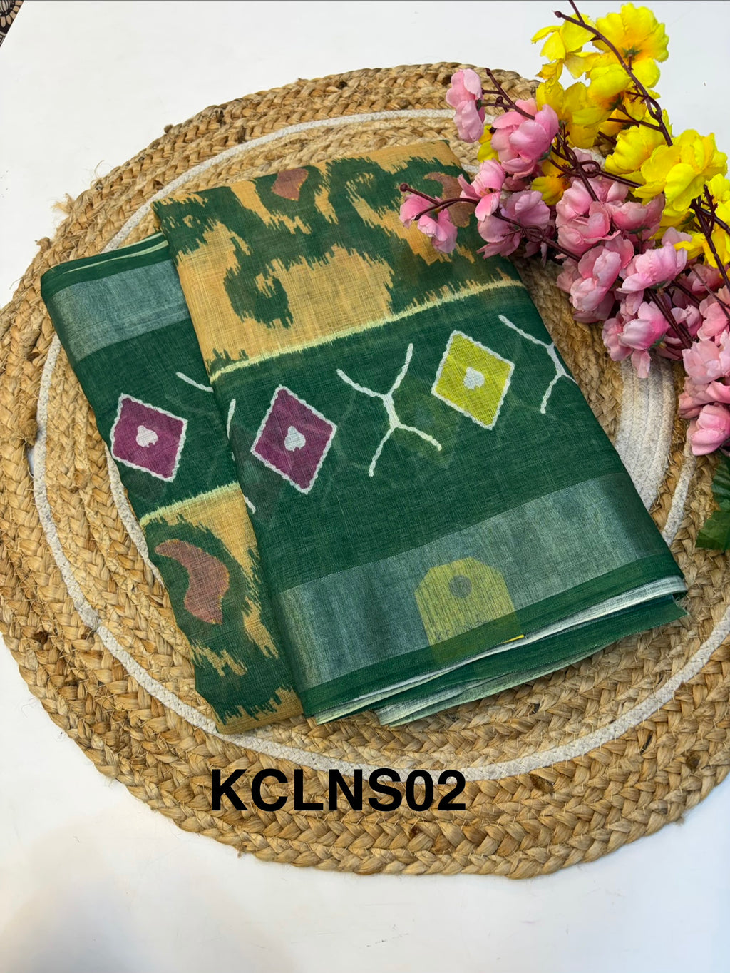 Linen Cotton Saree(KCLNS02)