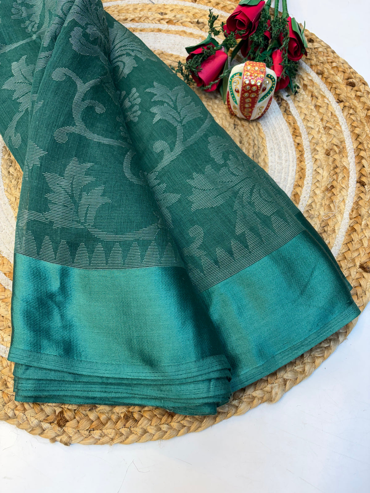 Cotton Braso Saree with Blouse and Elegant look(KCSB63)