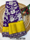 Fancy Dola Silk Saree with Blouse and Fabulous Look.(KCST30)