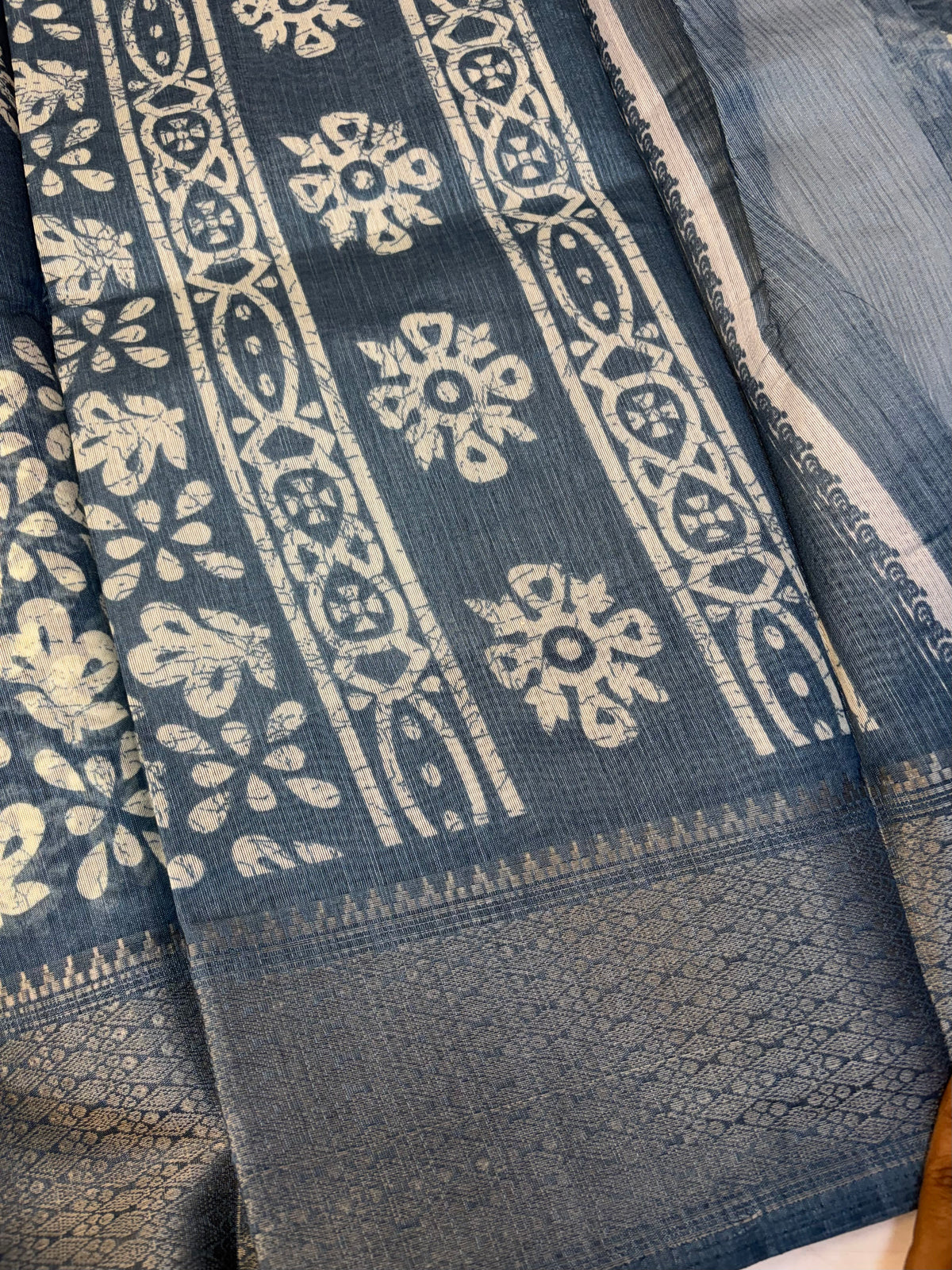Fancy cotton blend saree with blouse and budget-friendly pricing (KCJC40)