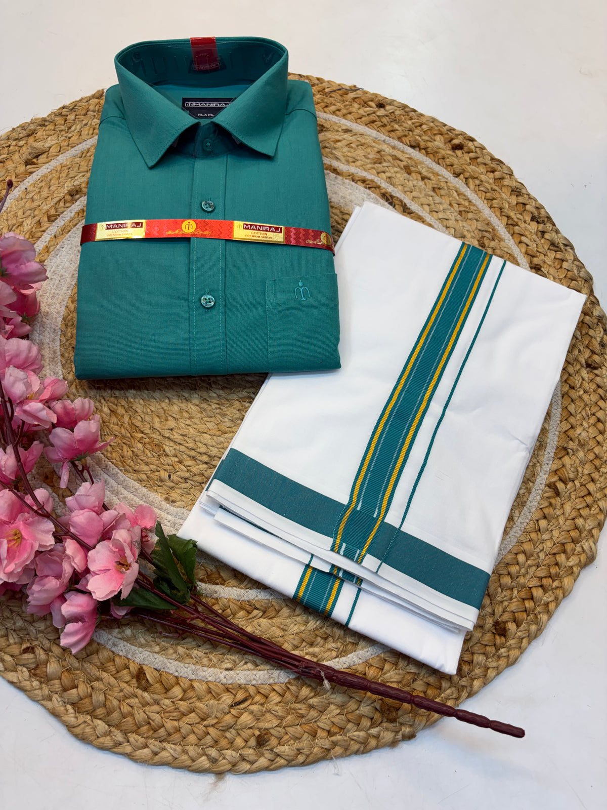 Pure Cotton Full Sleeve Shirt With westi - (KCCWS04)