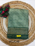 Fancy Cotton Blend Saree With Blouse, Fabulous Look and Budget-friendly pricing.(KCJC48)