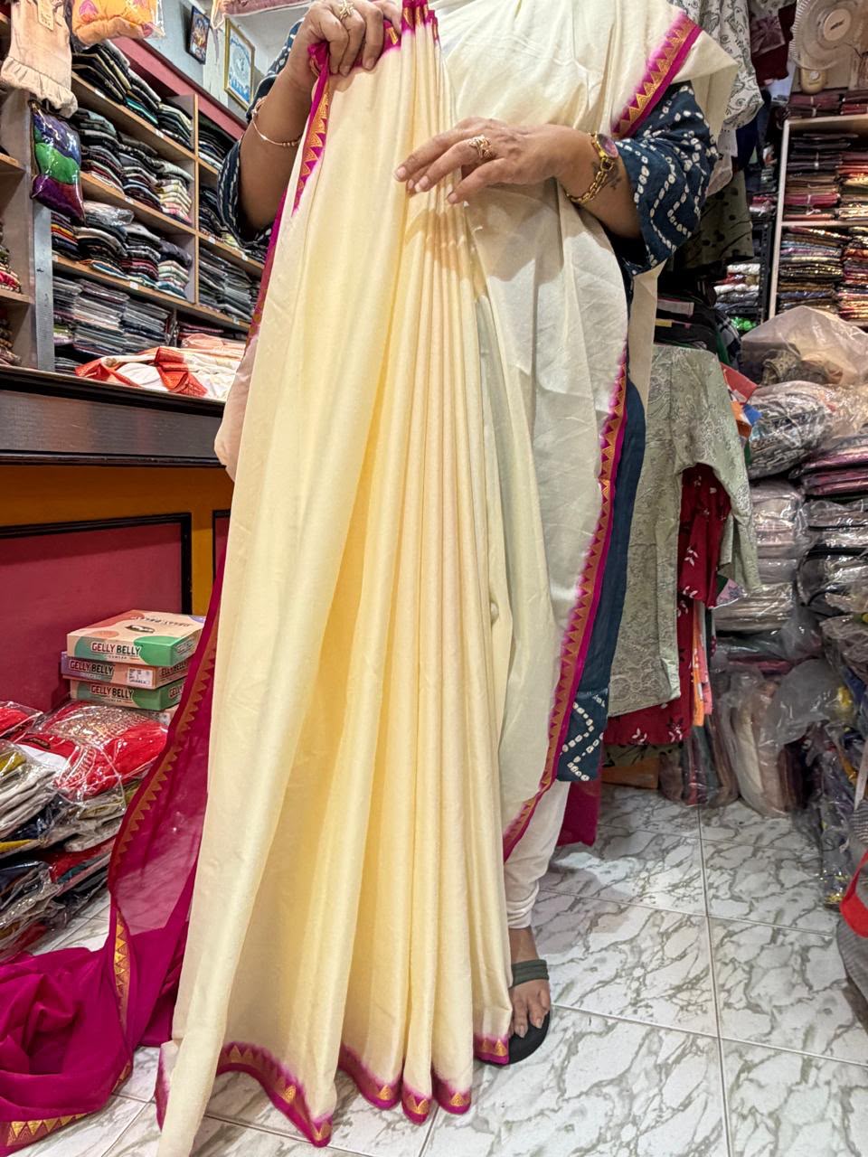 Mysore Silk Saree Elegant look.(KCMS13)