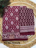 Bagru Cotton Saree with 1M Separate Blouse.(KCBCS0028)