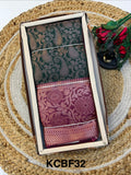 Banaras Semi-silk Saree for Premium and Elegant look.(KCBF32)