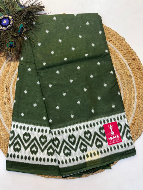 Bagru Cotton Saree with 1M Separate Blouse.(KCBCS0012)