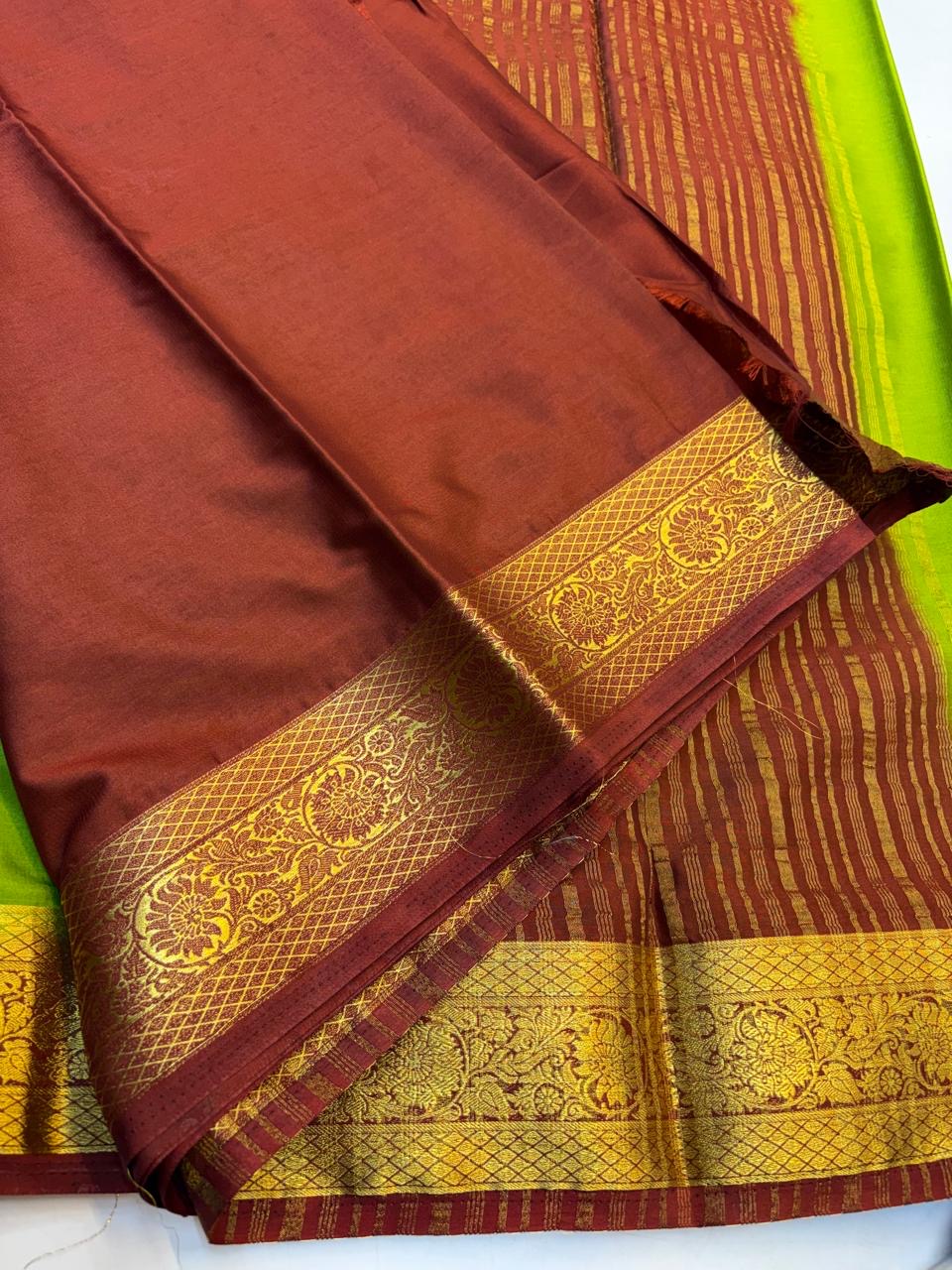 Mysore Silk Saree Elegant look and Budget friendly Saree.(KCMS04)