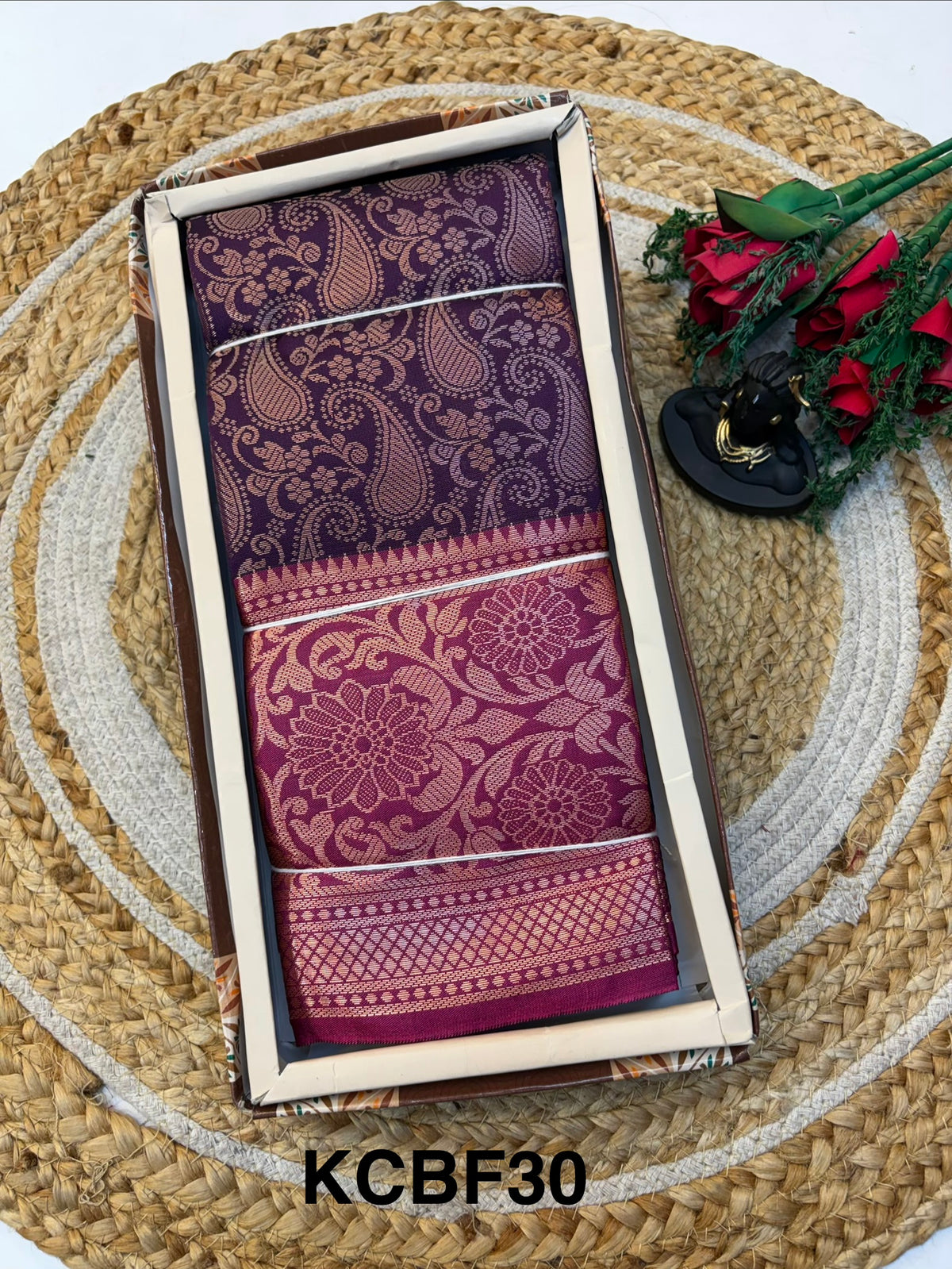 Banaras Semi-silk Saree for Premium and Elegant look.(KCBF30)