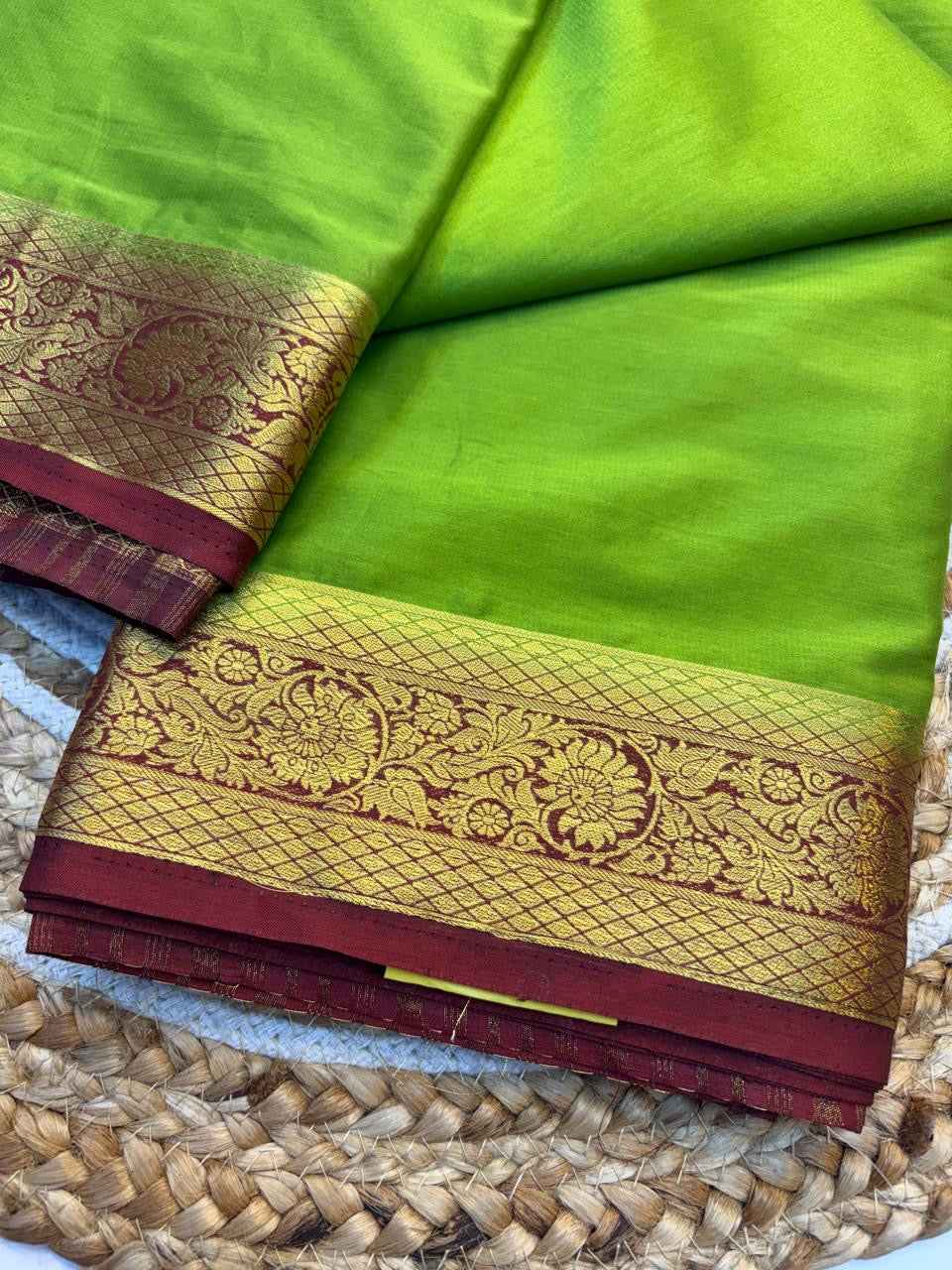 Mysore Silk Saree Elegant look and Budget friendly Saree.(KCMS04)