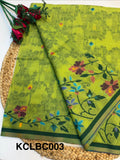 Linen Blended Cotton Saree with Blouse(KCLBC003)