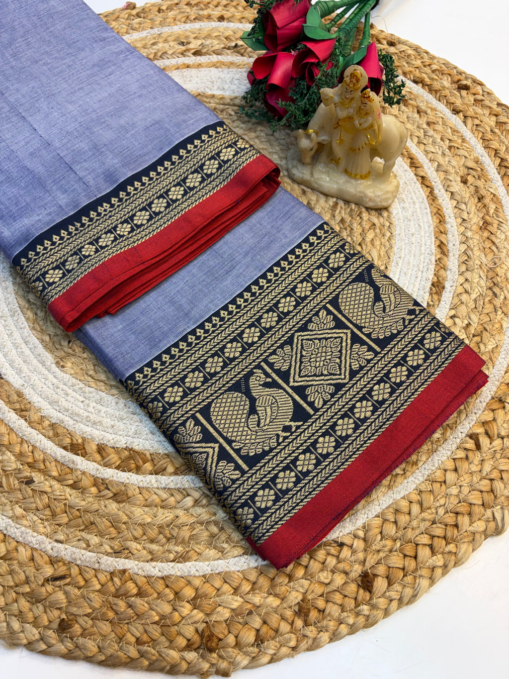 Narayan Pet Cotton Saree No Blouse(KCNPC003)