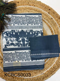 Bagru Cotton Saree with 1M Separate Blouse.(KCBCS0033)