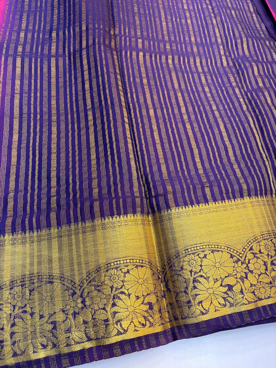 Mysore Silk Saree Elegant look and Budget friendly Saree.(KCMS06)