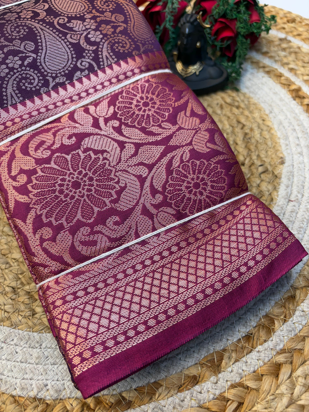 Banaras Semi-silk Saree for Premium and Elegant look.(KCBF30)