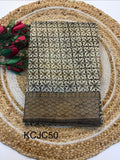 Fancy Cotton Blend Saree With Blouse, Fabulous Look and Budget-friendly pricing.(KCJC50)