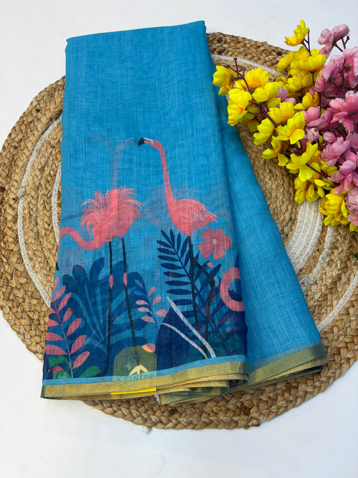 Linen Cotton Saree(KCLNS10)