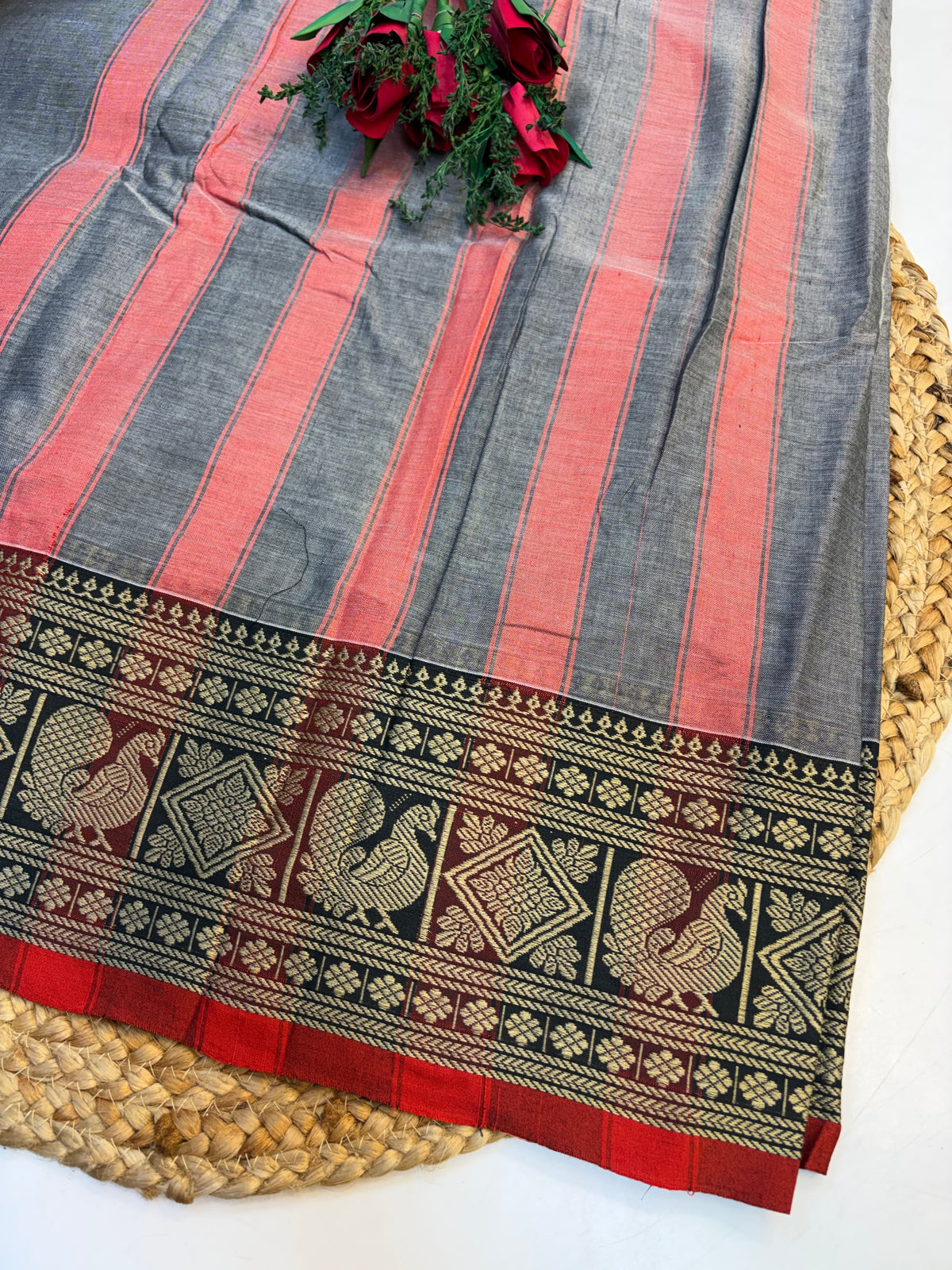Narayan Pet Cotton Saree No Blouse(KCNPC007)