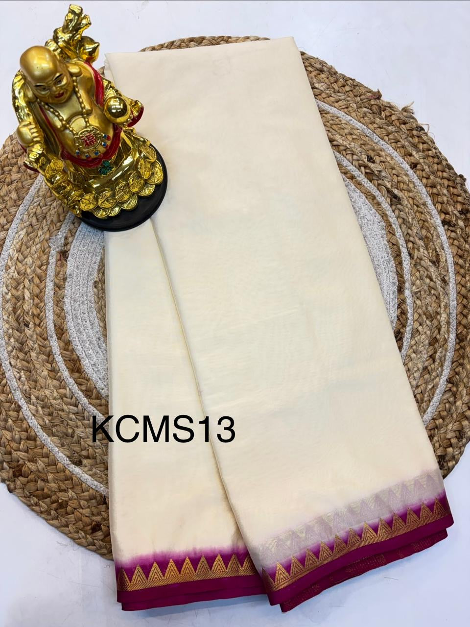 Mysore Silk Saree Elegant look.(KCMS13)