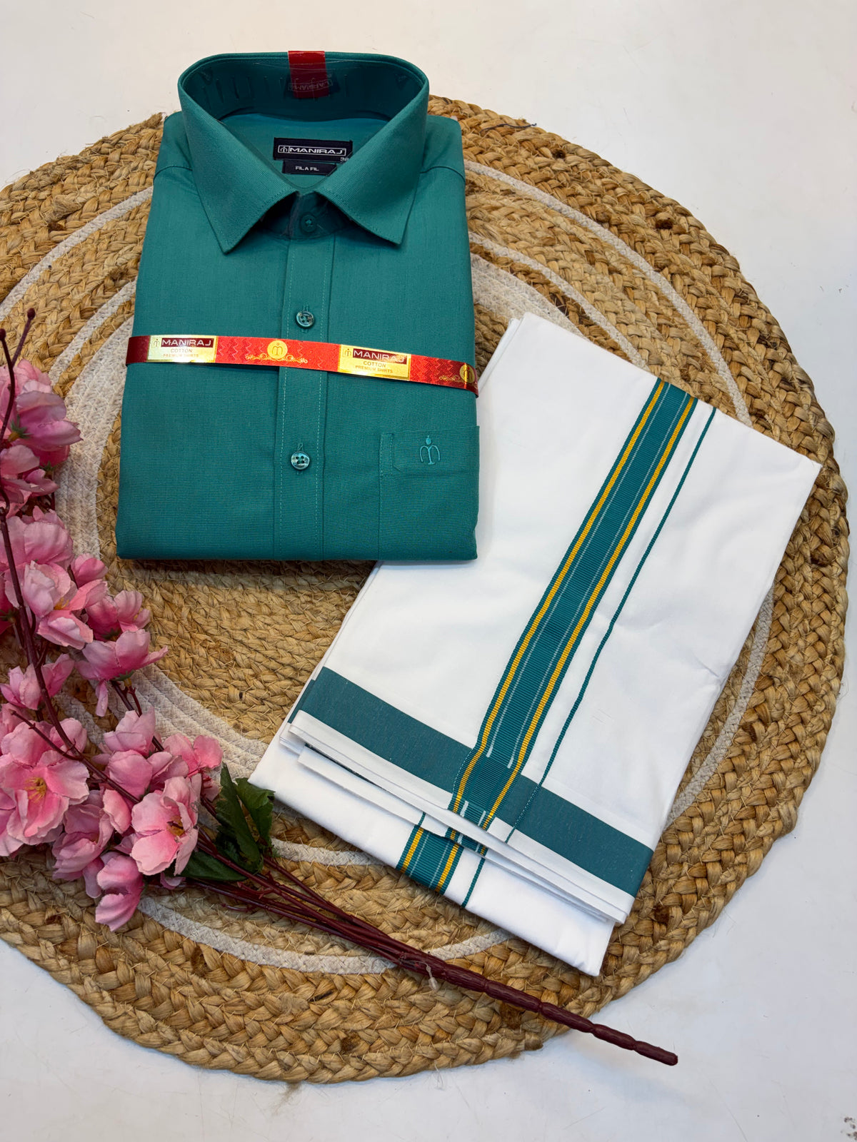 Pure Cotton Full Sleeve Shirt With westi - (KCCWS04)
