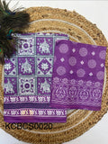 Bagru Cotton Saree with 1M Separate Blouse.(KCBCS0020)