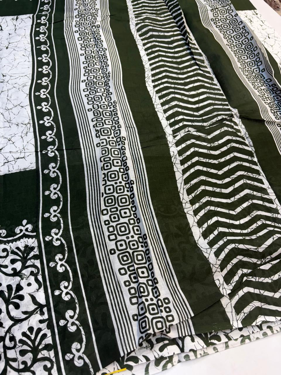 Bagru Cotton Saree with 1M Separate Blouse.(KCBCS001)