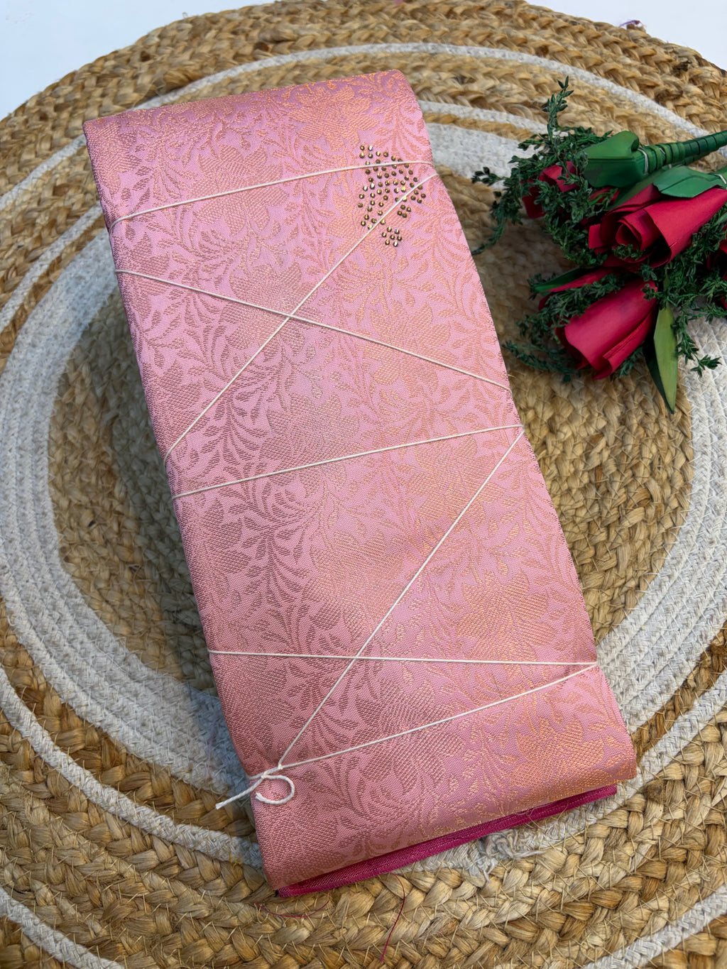 Budget friendly Silk Saree With Stones(KCBFS22)