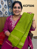 Budget-friendly Foil Print Saree(KCFS06)